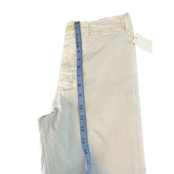 New with Tags Jesse Kamm Salt White High Rise Ranger Straight Leg Pant Size 4 - Picture 10 of 16